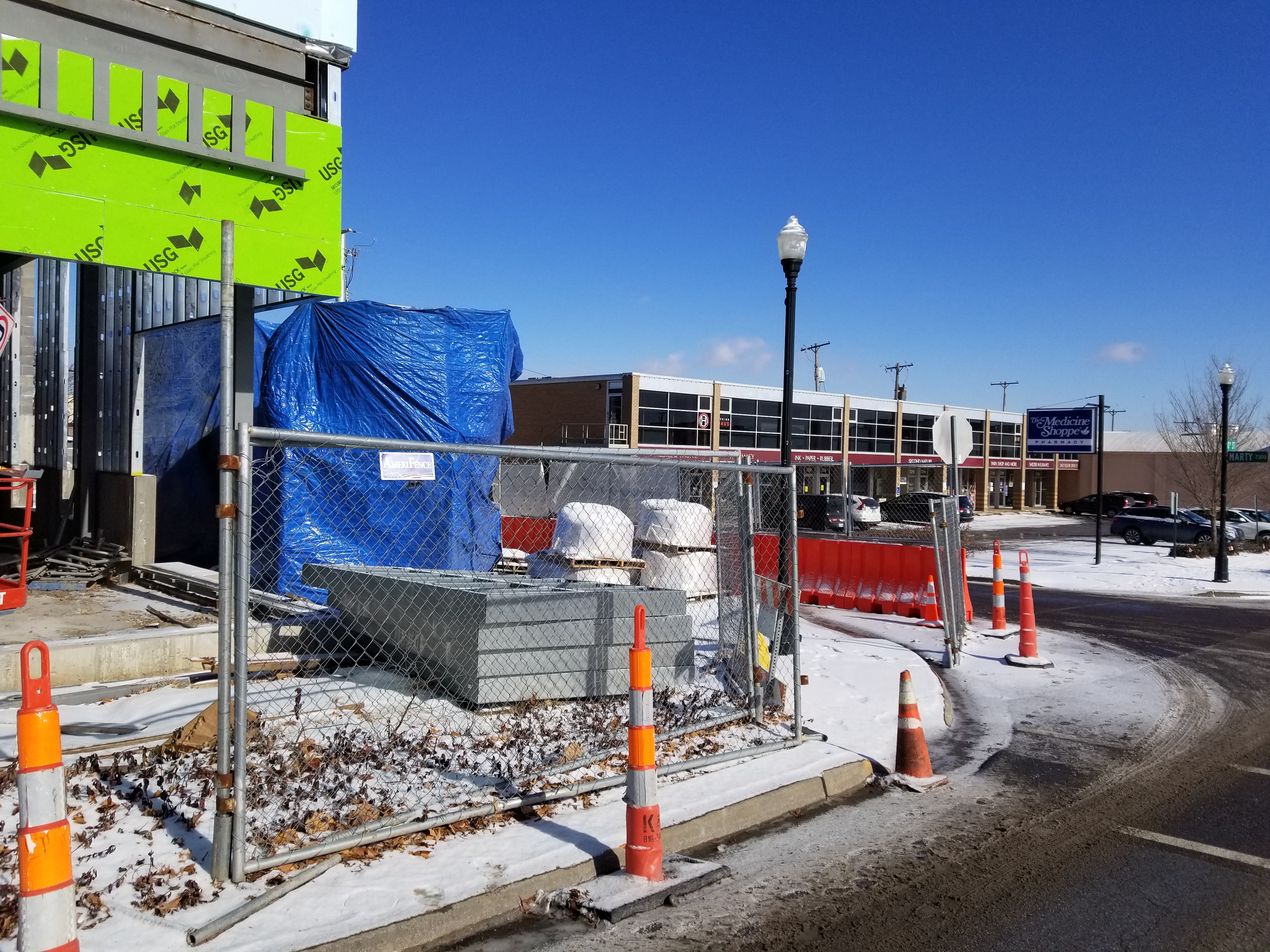 American Fence Rental Project Market Lofts Overland Park Ks